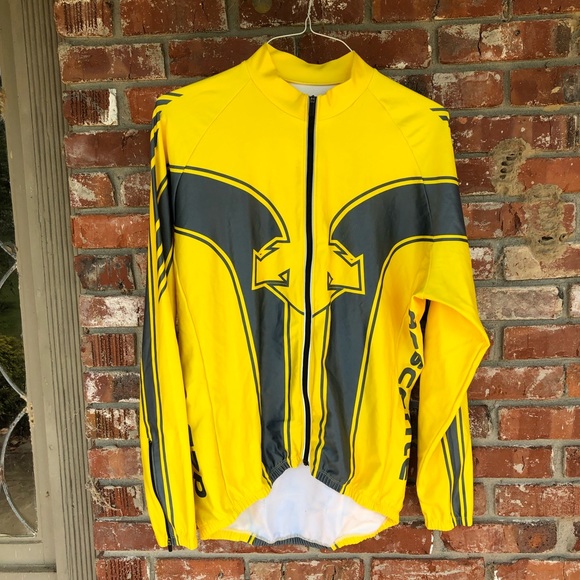 Descente Other - Descente yllw & gray cycling jersey XL